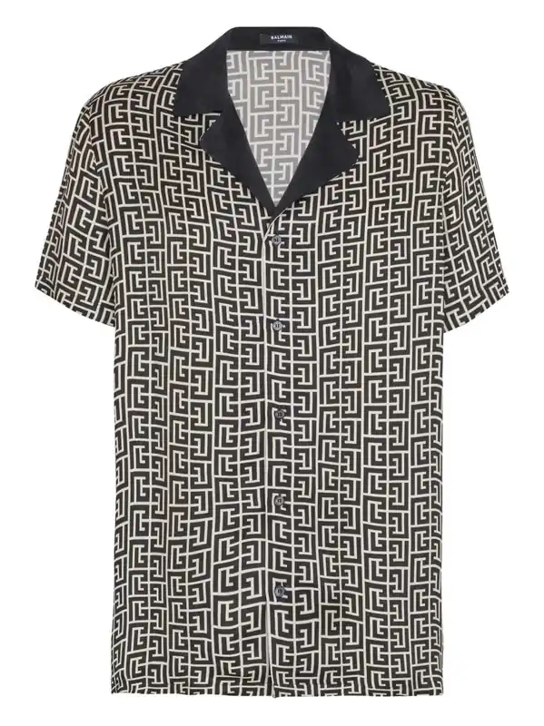 Pb Monogram Shirt - Balmain