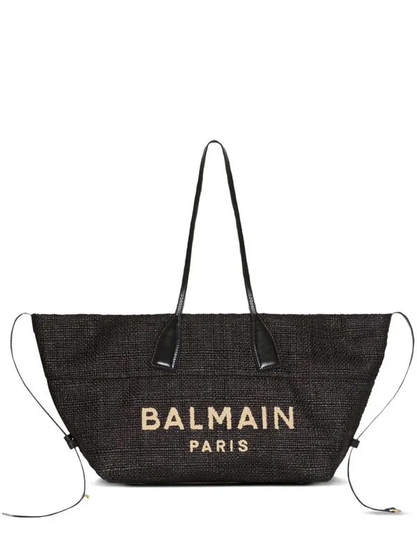 Track Tote Bag With Embroidery - Balmain