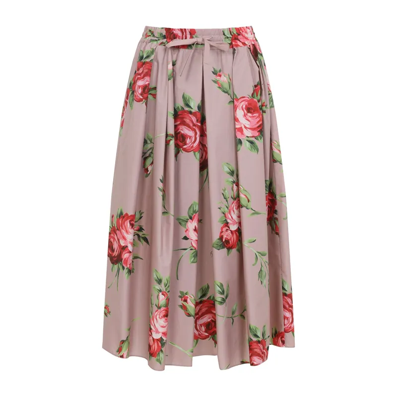 Midi Skirts Pink & Purple - Dolce & Gabbana