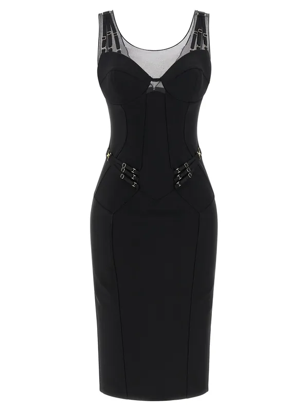 Corset Dress Dresses Black - Elisabetta Franchi
