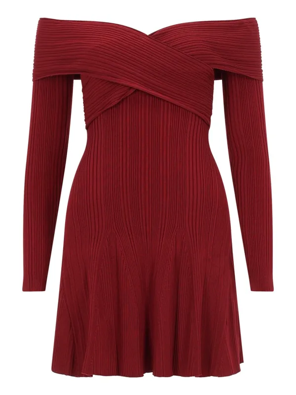 Viscose Mini Dress - Self-Portrait