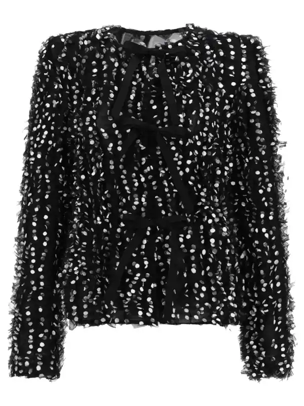 Polka Dot Embroidered Jacket - Nina Ricci