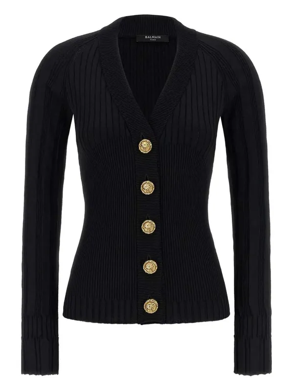 Buttoned Cardigan - Balmain