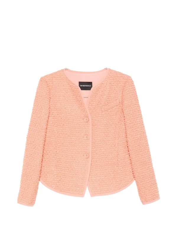 Wool Blend Jacket - Emporio Armani