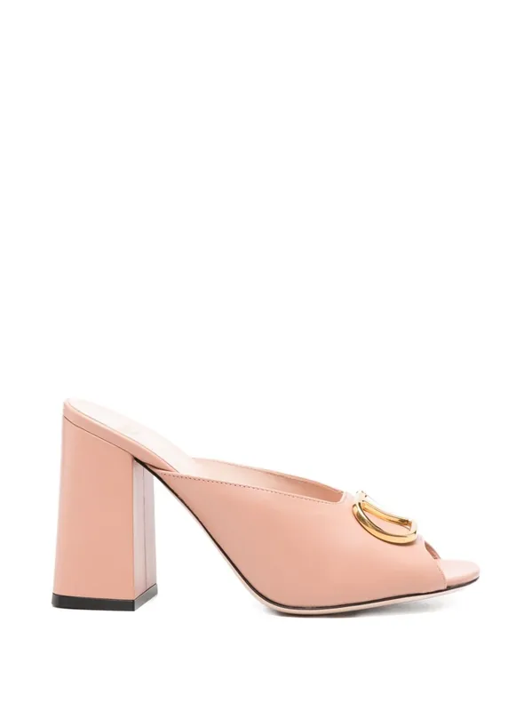Vlogo Signature Leather Mules - Valentino Garavani