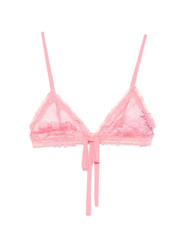 Lace Triangle Bra - The Attico