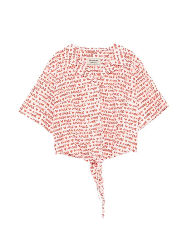 Printed Cotton Shirt - Alessandro Enriquez