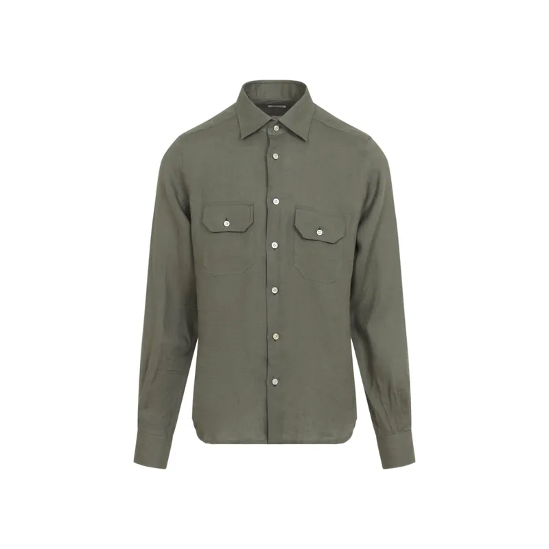 Shirts Green - Kiton