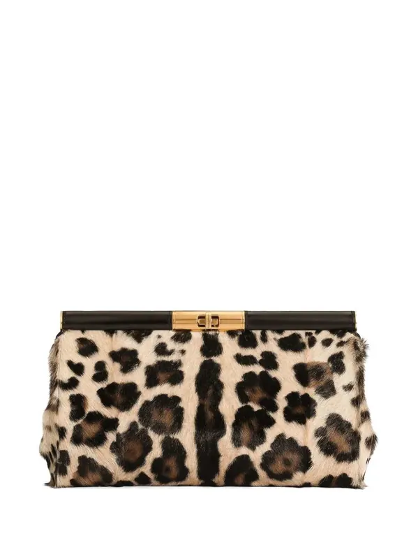 Marlene Leopard Print Goatskin Shoulder Bag - Dolce & Gabbana