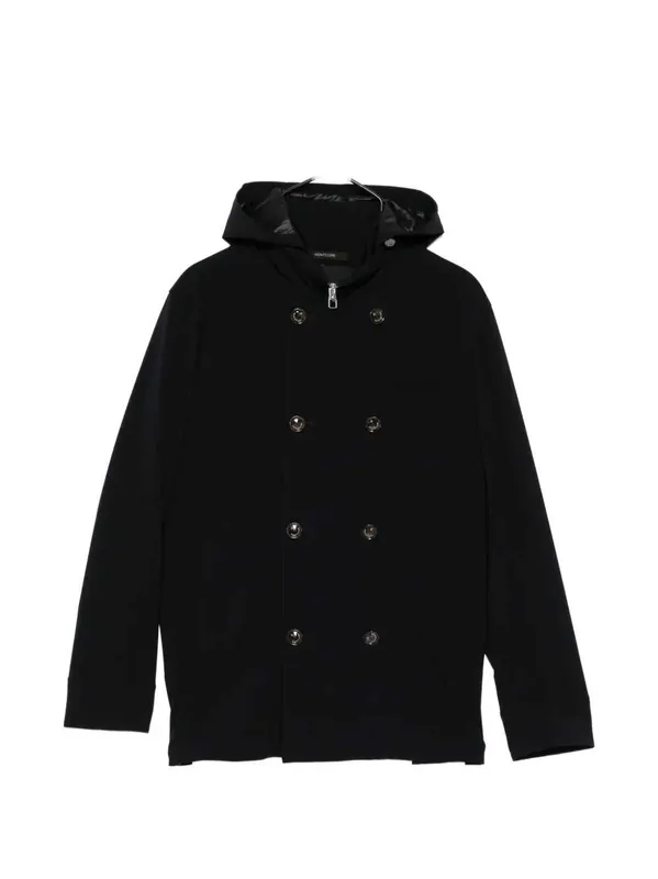 Double-Breasted Jacket With Hood