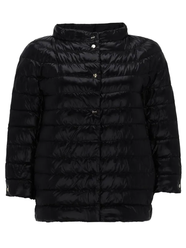 Cropped Padded Down Jacket - Herno