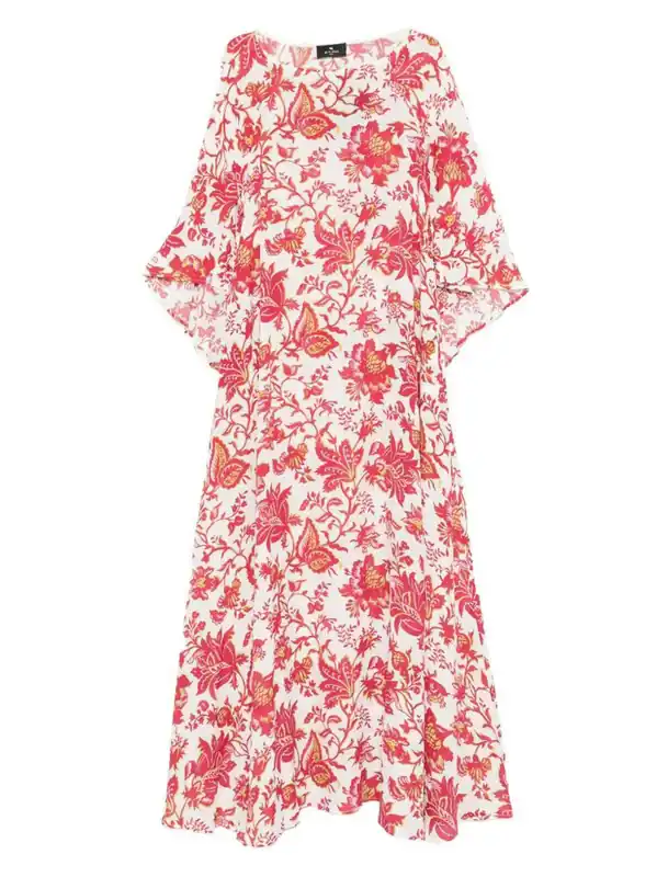 Floral-Print Maxi Dress