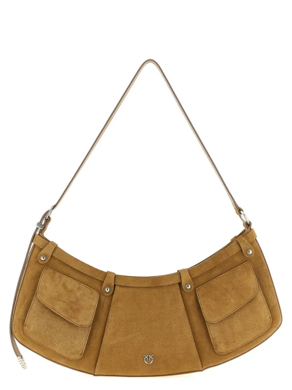 Pocket Body Shoulder Bags Beige - Pinko