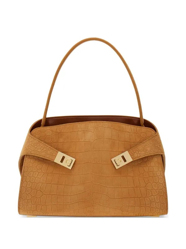 Hug Small Leather Tote Bag - Ferragamo