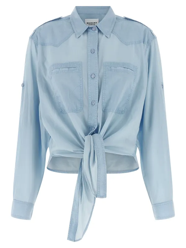 Valiane Shirt And Blouse Light Blue - Isabel Marant ÉToile
