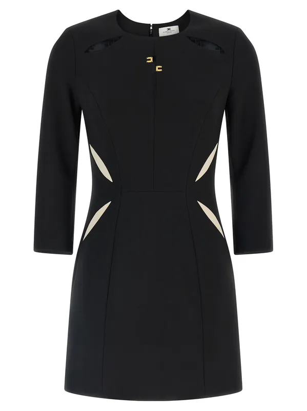 Sheath Dress Dresses White/Black - Elisabetta Franchi