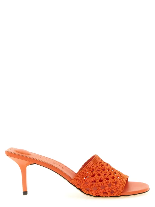 Les Mules Cubisto Sandals Orange - Jacquemus