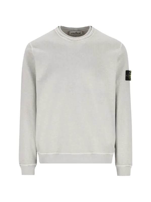 Logo Cotton Sweatshirt - Stone Island