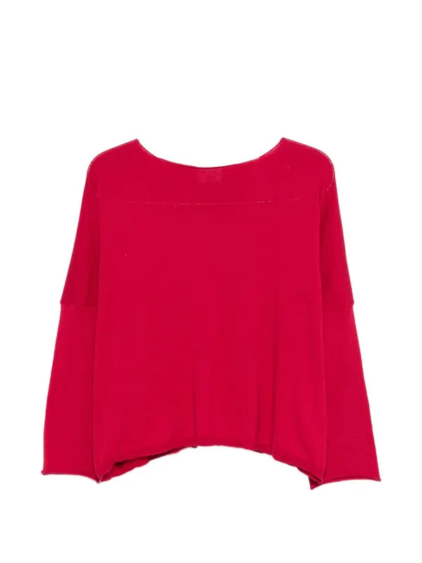 Cotton Boat-Neck Sweater