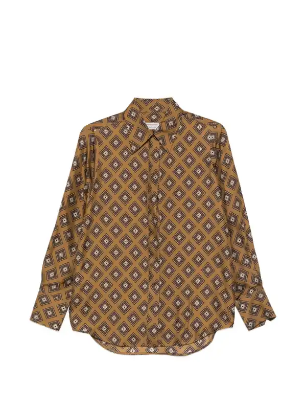 Printed Silk Shirt - Alberto Biani