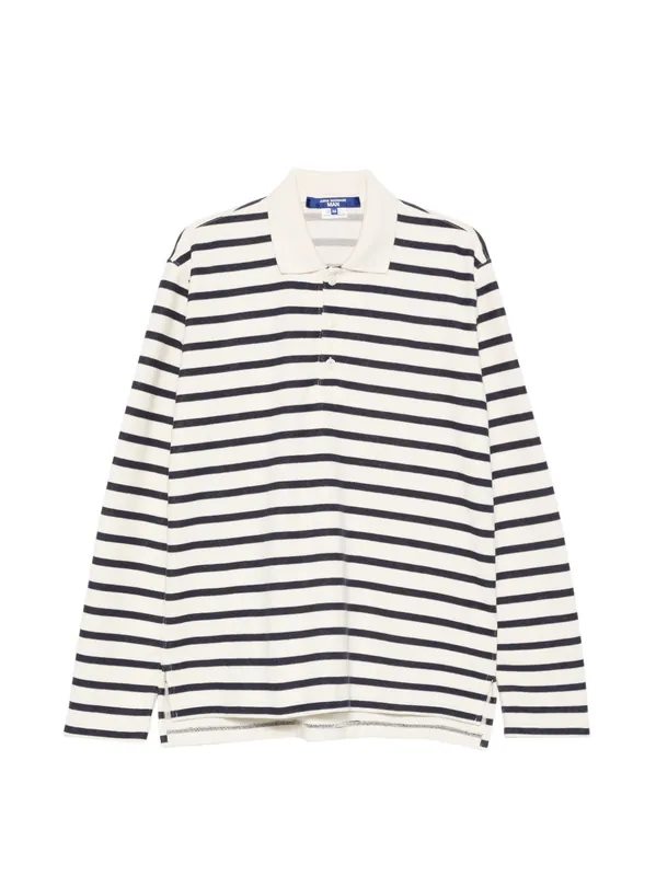 Striped Cotton Polo Shirt - Junya Watanabe