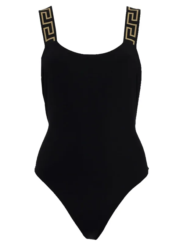 One Piece Swimsuit With "Greek" Detail - Versace