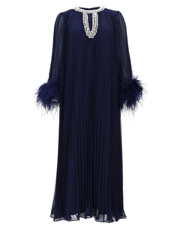 Chiffon Midi Dress - Self-Portrait