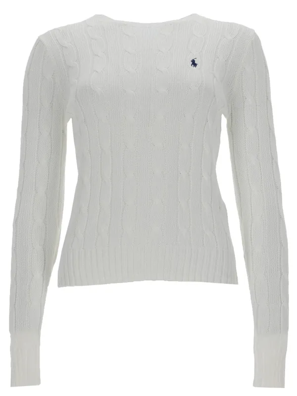 Cable Knit With Logo - Polo Ralph Lauren