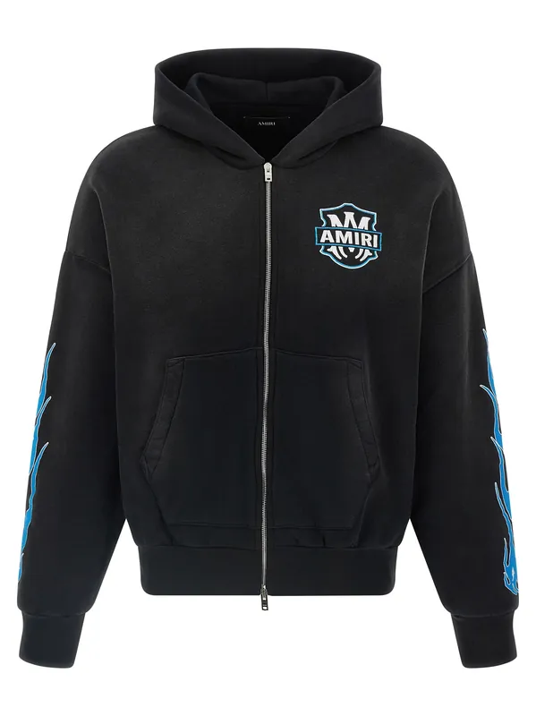 Ma Flames Sweatshirt Black - Amiri