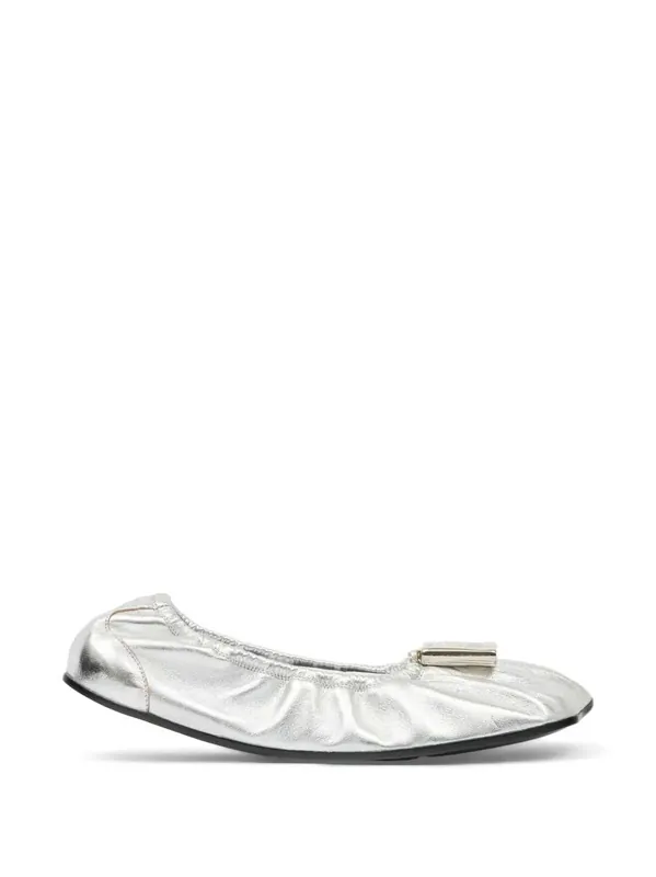 Ballet Flats With Charm Details - MM6 Maison Margiela
