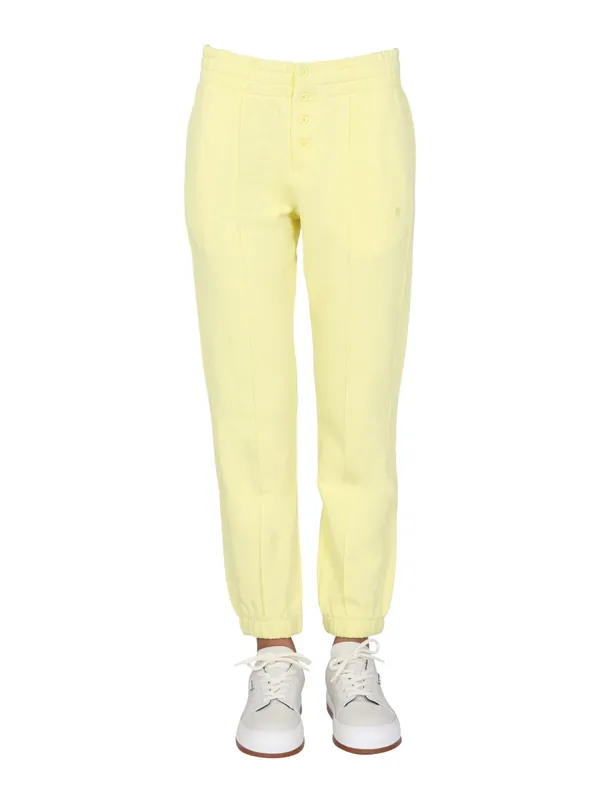 Jogging Pants With Buttons - Helmut Lang