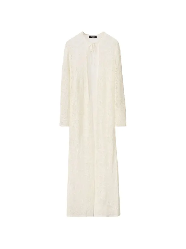 Crochet Long Cardigan - Fabiana Filippi