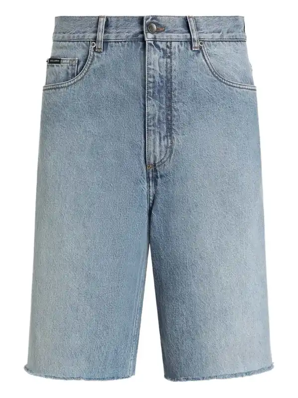Logo Denim Shorts - Dolce & Gabbana