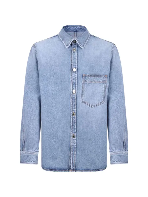 Button-Down Shirt With Patch Pocket