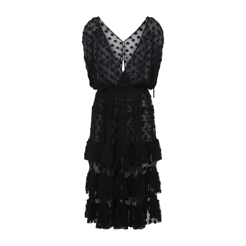 Midi Dresses Black - Dries Van Noten