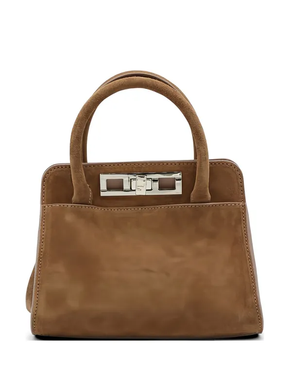 Suede Leather Handbag - Fabiana Filippi
