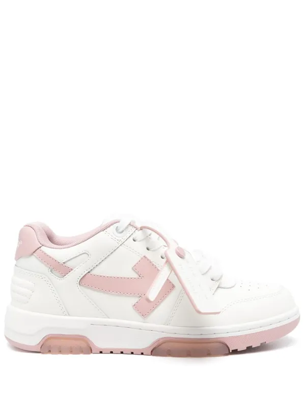 Out Of Office Leather Sneakers - Off-White