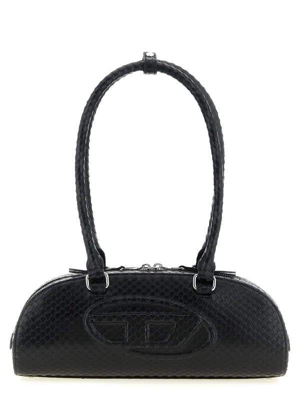 1dr Dome Shoulder Bags Black - Diesel