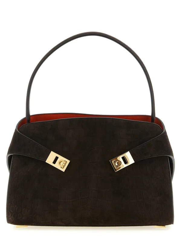 Hug Soft (M) Shoulder Bags Brown - Ferragamo