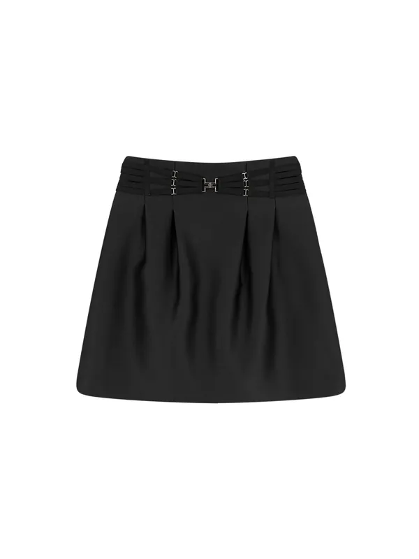 Satin Mini Skirt - Elisabetta Franchi