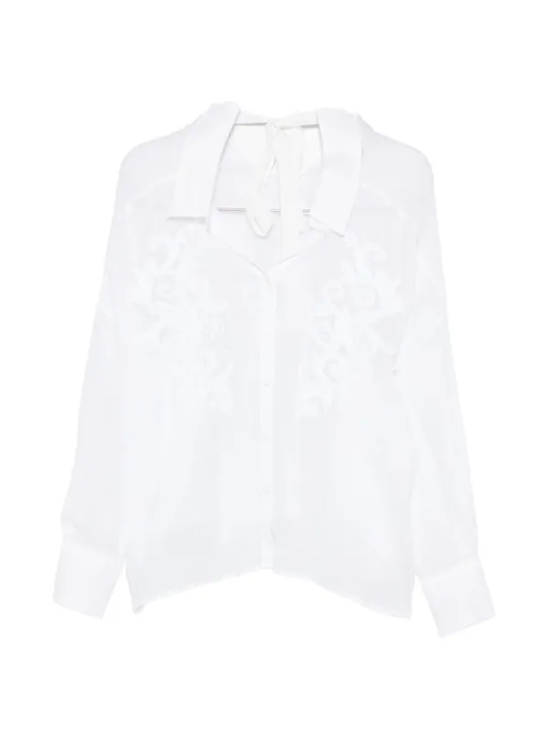 Embrodiered Shirt - Ermanno Firenze