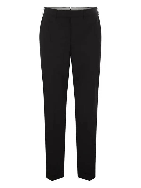 Master Super Slim Stretch Gabardine Trousers - Pantaloni Torino