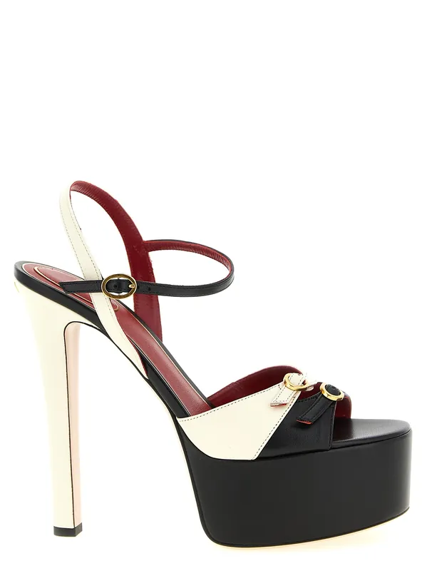 Crasher Sandals White/Black - Valentino Garavani