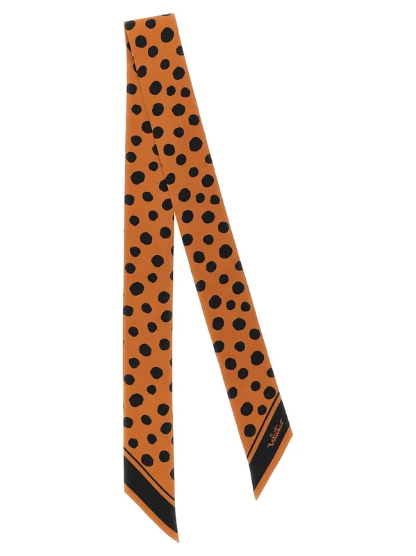 Pois Dalmata Scarves And Foulards Brown - Valentino Garavani