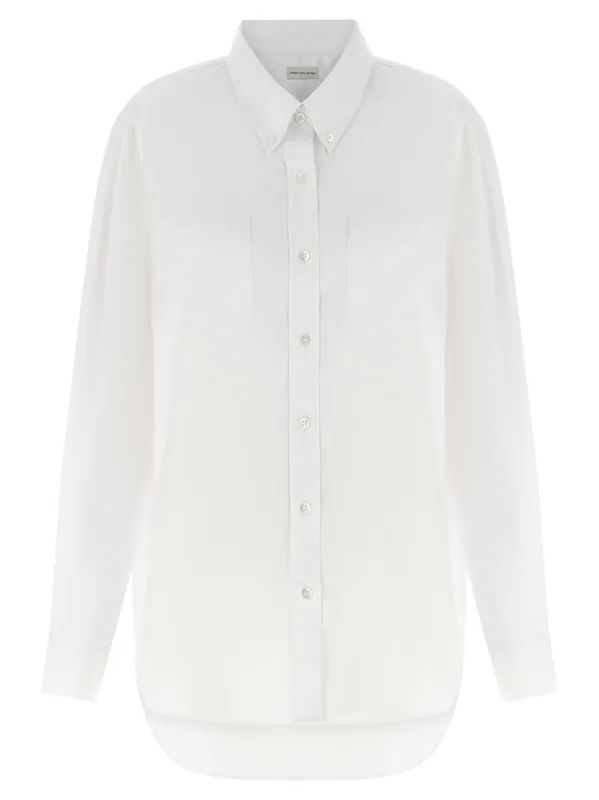 Cheers Shirt And Blouse White - Dries Van Noten