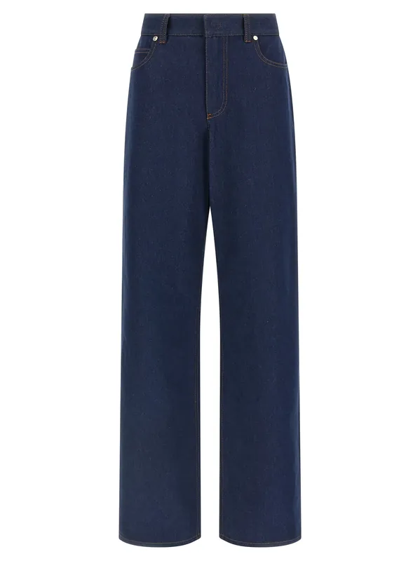 Ff Reverse Jeans Blue - Fendi