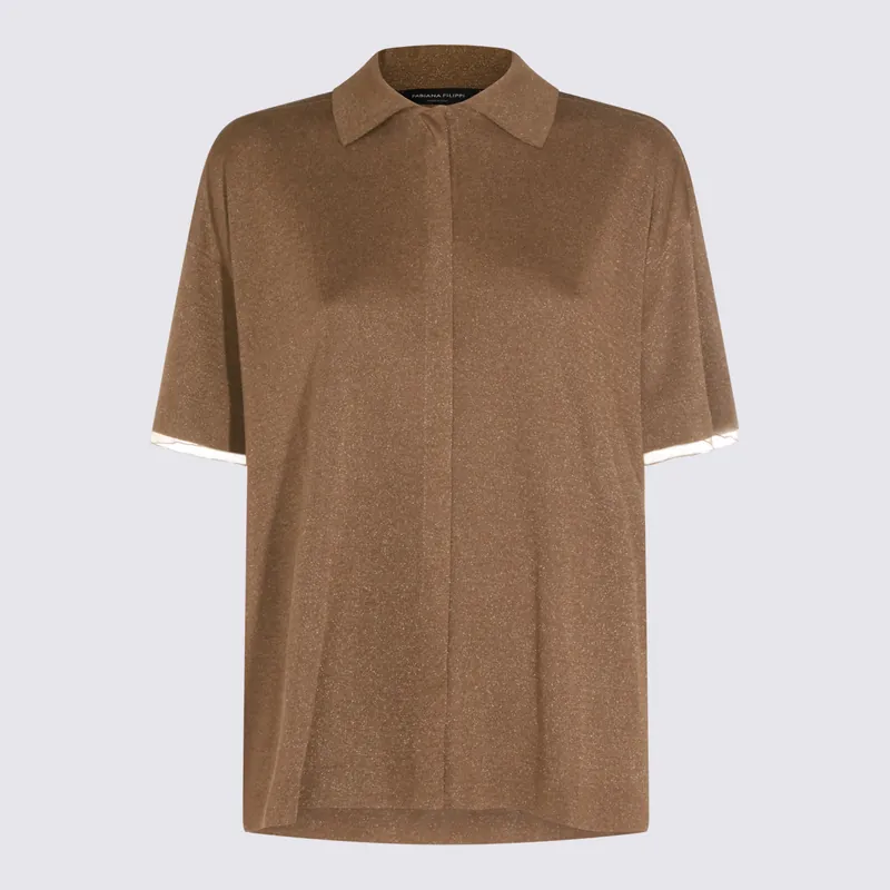 T-Shirts And Polos Metallici E Grigi