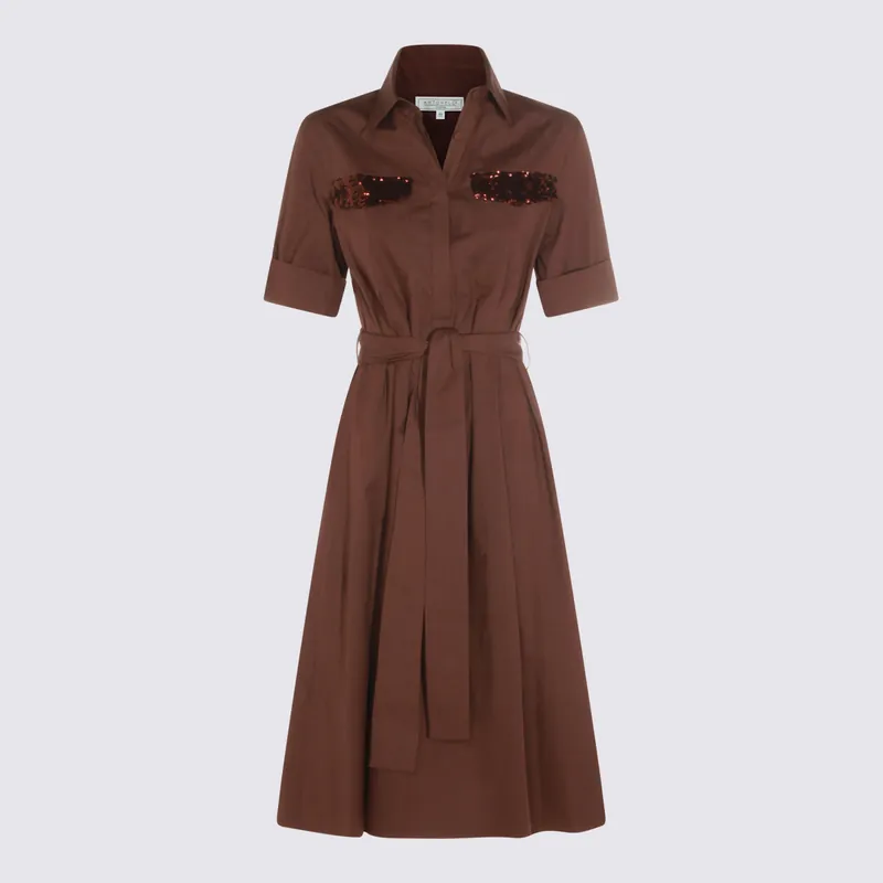 Dresses Brown - Antonelli Firenze