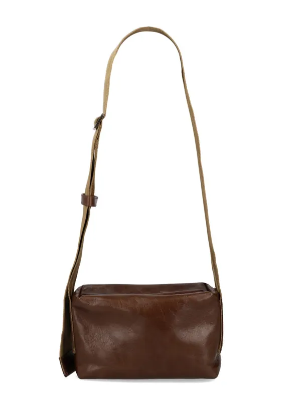 Leather Shoulder Bag - Uma Wang