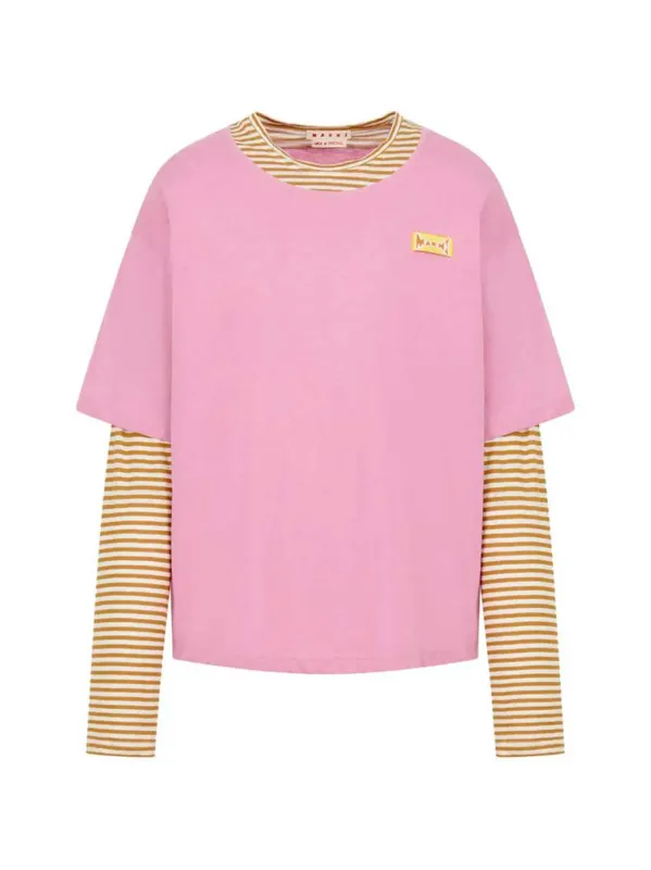Striped Logo T-Shirt